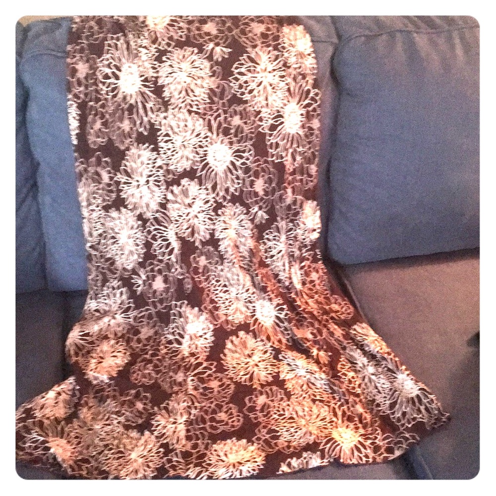 Long skirt fun floral skirt